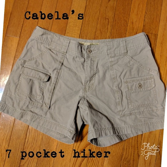 cabelas 7 pocket hiker shorts womens